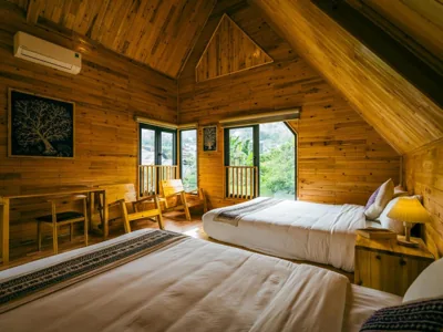 Habitación familiar Deluxe — Sapa Riverside Homestay